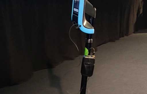 Double robot with external microphone