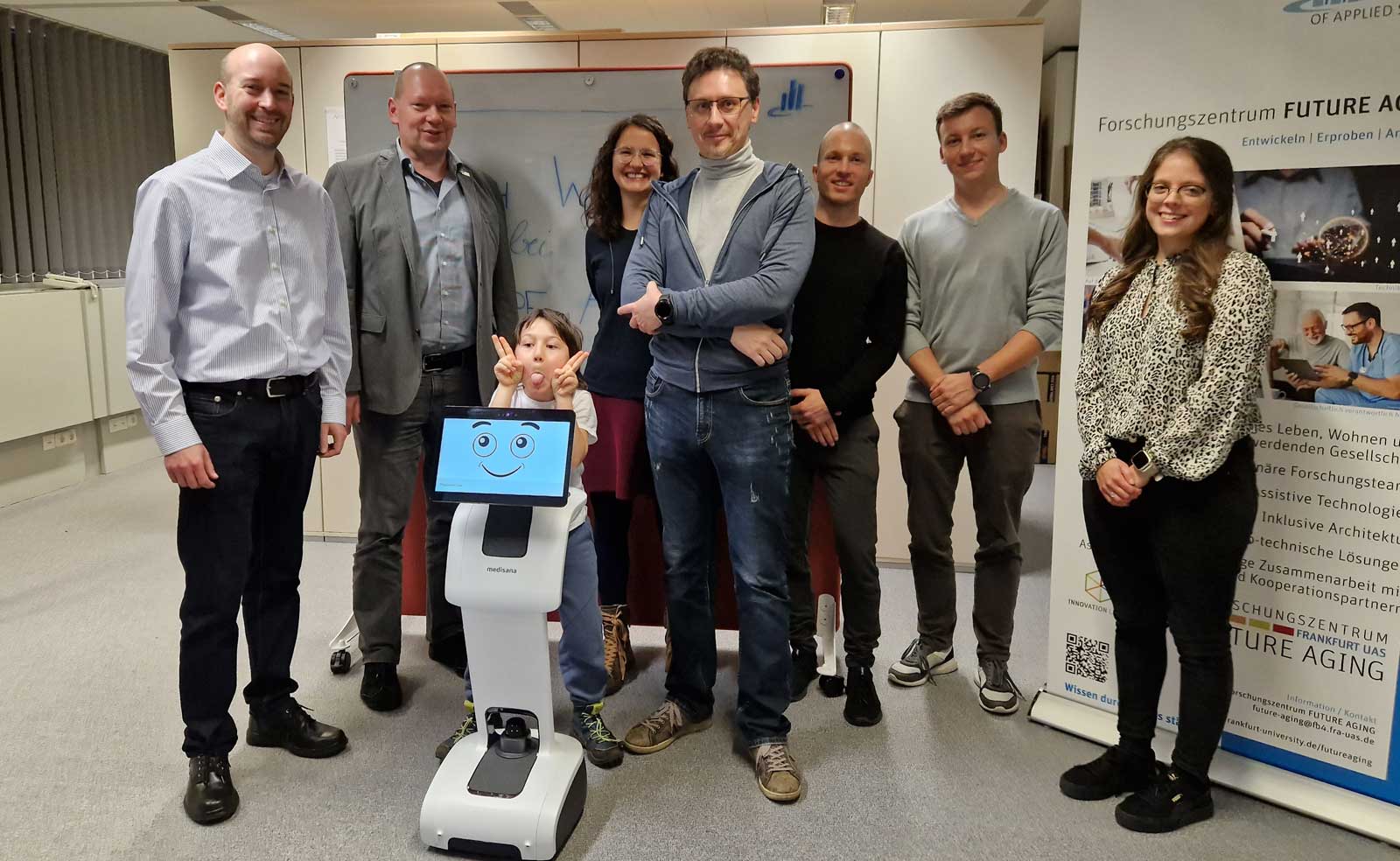 Meeting German <del>robots</del> friends